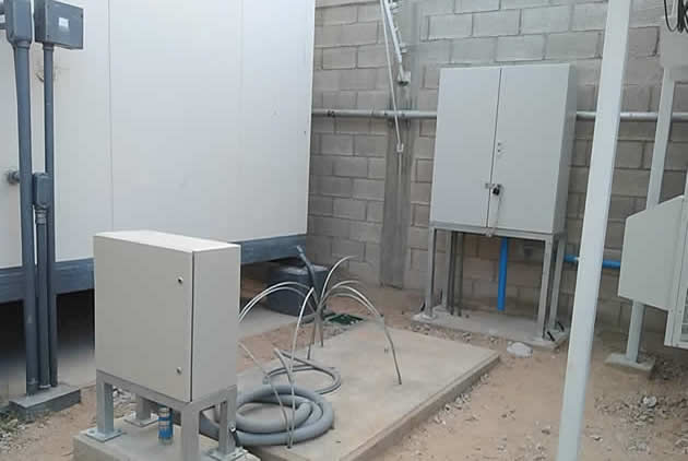 Muestra una Torre de Telecomunicaciones nueva, recien entregada, proyecto de PIENSA