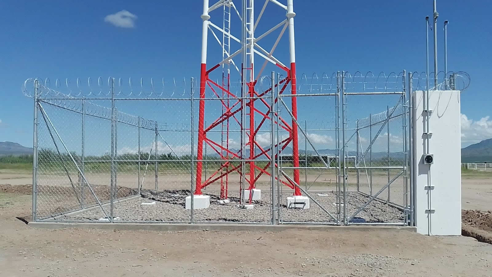 Muestra obra en contrucción.